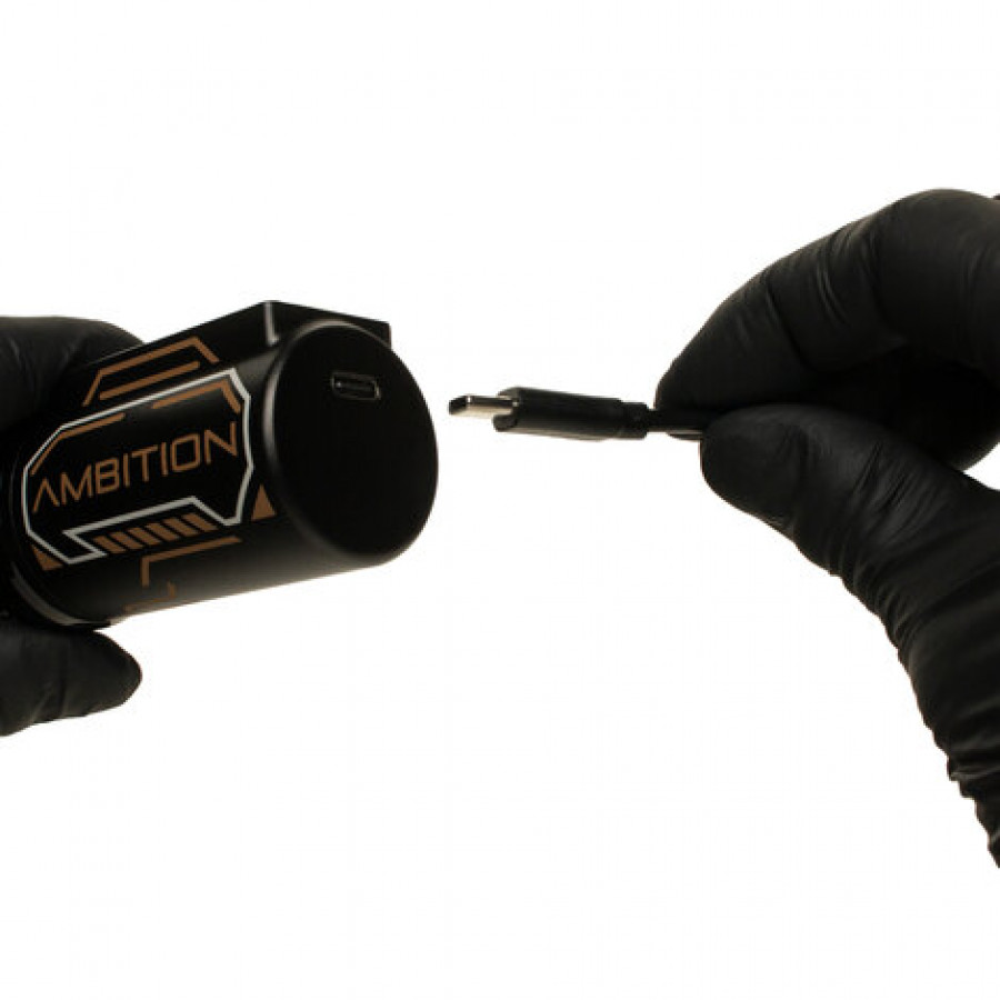 Беспроводная тату машинка Ambition Ninja Max 280 Silver